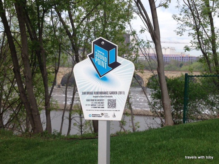 MPR Sound Point with the Stone Arch bridge in the background