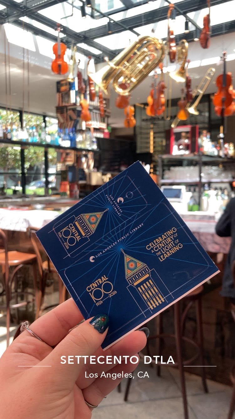 The commemorative library card