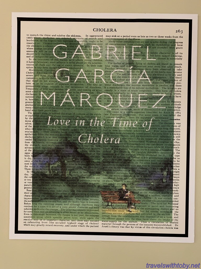 poster within the library